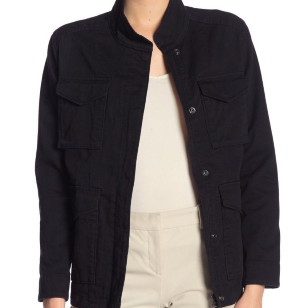 Vince Black Utility Jacket for Women